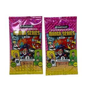 VeeFriends Manga Series 2025 Stephen Curry Super Stickers Sealed 2 Pack Gary Vee